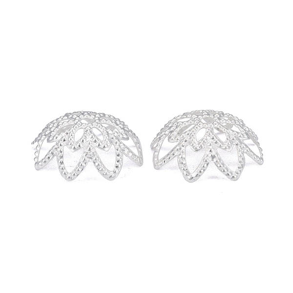 PandaHall Brass Multi-Petal Bead Caps, Long-Lasting Plated, Flower, Silver, 10x3.5mm, Hole: 1.2mm Brass
PandaHall Brass Multi-Petal Bead Caps, Long-Lasting Plated, Flower, Silver, 10x3.5mm, Hole: 1.2mm Brass
