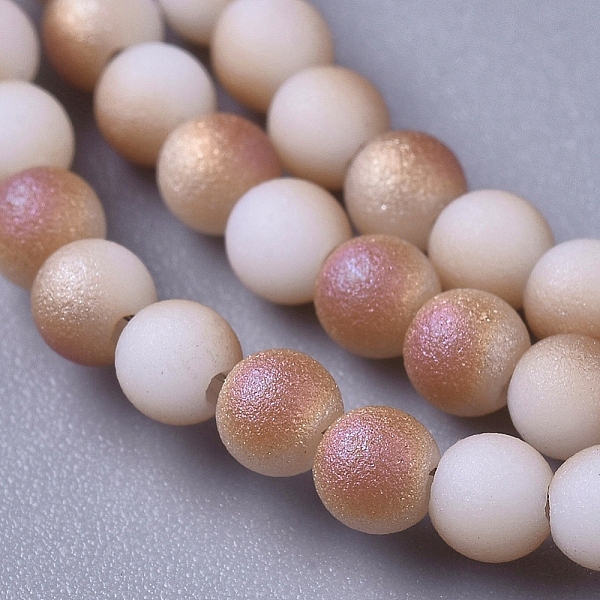PandaHall Electroplated Frosted Glass Bead Strands, Round, WhiteSmoke, 2.5mm, Hole: 0.7mm, about 150pcs/strand, 15.35 inch(39cm) Glass Round..., White
PandaHall Electroplated Frosted Glass Bead Strands, Round, WhiteSmoke, 2.5mm, Hole: 0.7mm, about 150pcs/strand, 15.35 inch(39cm) Glass Round..., White
