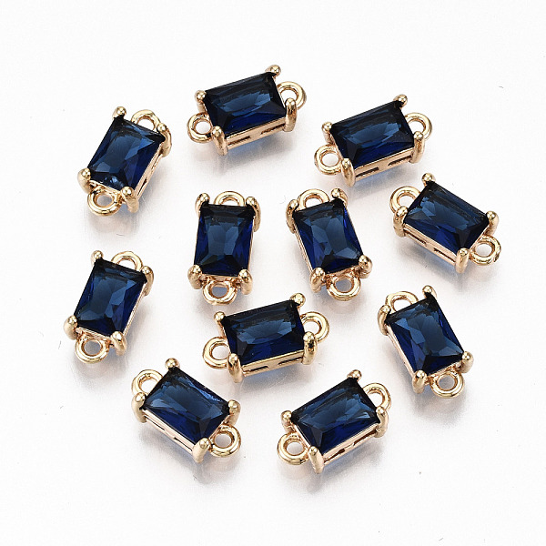 PandaHall Transparent Glass Links Connectors, with Light Gold Tone Brass Findings, Long-Lasting Plated, Cadmium Free & Lead Free, Rectangle...
PandaHall Transparent Glass Links Connectors, with Light Gold Tone Brass Findings, Long-Lasting Plated, Cadmium Free & Lead Free, Rectangle...