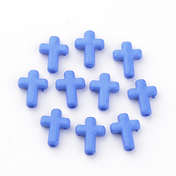 PandaHall Opaque Acrylic Beads, Cross, Cornflower Blue, 16x12x4.5mm, about 123pcs/50g Acrylic Cross
PandaHall Opaque Acrylic Beads, Cross, Cornflower Blue, 16x12x4.5mm, about 123pcs/50g Acrylic Cross