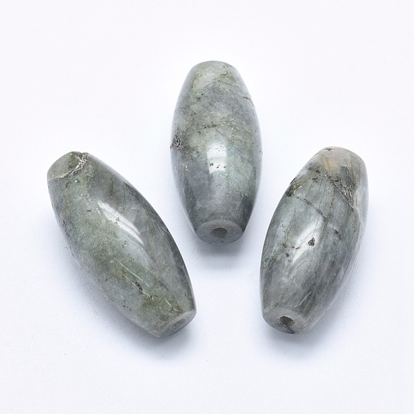 PandaHall Natural Labradorite Beads, Half Drilled, Rice, 42.5~44x19~20mm, Hole: 3mm Labradorite Rice
PandaHall Natural Labradorite Beads, Half Drilled, Rice, 42.5~44x19~20mm, Hole: 3mm Labradorite Rice