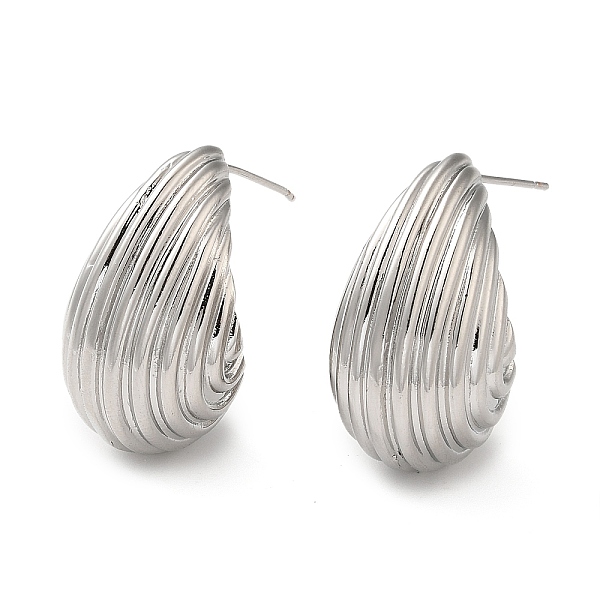 PandaHall Rack Plating Brass Shell Shape Stud Earrings for Women, Lead Free & Cadmium Free, Long-Lasting Plated, Platinum, 27.5x15mm Brass...
PandaHall Rack Plating Brass Shell Shape Stud Earrings for Women, Lead Free & Cadmium Free, Long-Lasting Plated, Platinum, 27.5x15mm Brass...