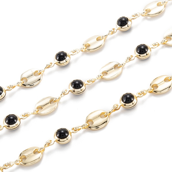 PandaHall 3.28 Feet Handmade Brass Beaded Chain, Coffee Chain, with CCB Plastic Beads, Long-Lasting Plated, Unwelded, Light Gold, Black...
PandaHall 3.28 Feet Handmade Brass Beaded Chain, Coffee Chain, with CCB Plastic Beads, Long-Lasting Plated, Unwelded, Light Gold, Black...