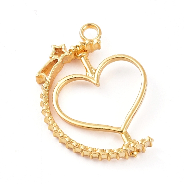PandaHall Alloy Open Back Bezel Pendants, For DIY UV Resin, Epoxy Resin, Pressed Flower Jewelry, Heart, Golden, 31x23x4mm, Hole: 3mm Alloy...
PandaHall Alloy Open Back Bezel Pendants, For DIY UV Resin, Epoxy Resin, Pressed Flower Jewelry, Heart, Golden, 31x23x4mm, Hole: 3mm Alloy...