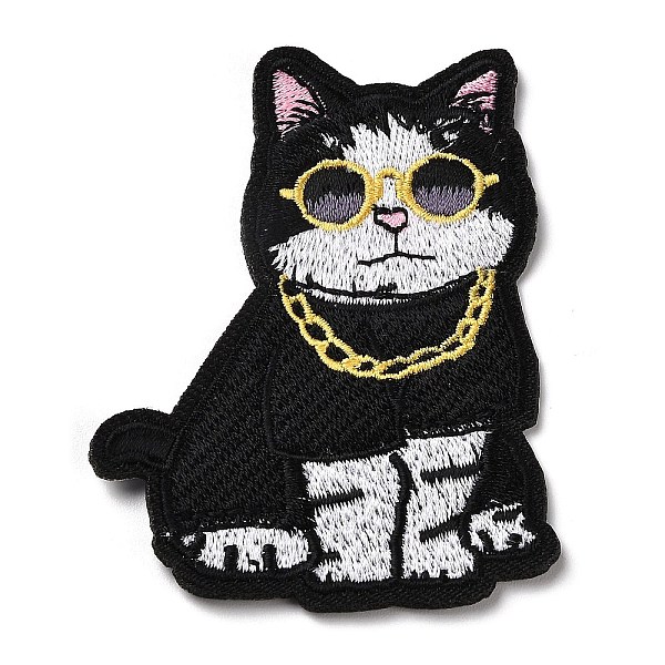 PandaHall Cat with Necklace & Glasses Appliques, Computerized Embroidery Cloth Iron on/Sew on Patches, Costume Accessories, Black...
PandaHall Cat with Necklace & Glasses Appliques, Computerized Embroidery Cloth Iron on/Sew on Patches, Costume Accessories, Black...