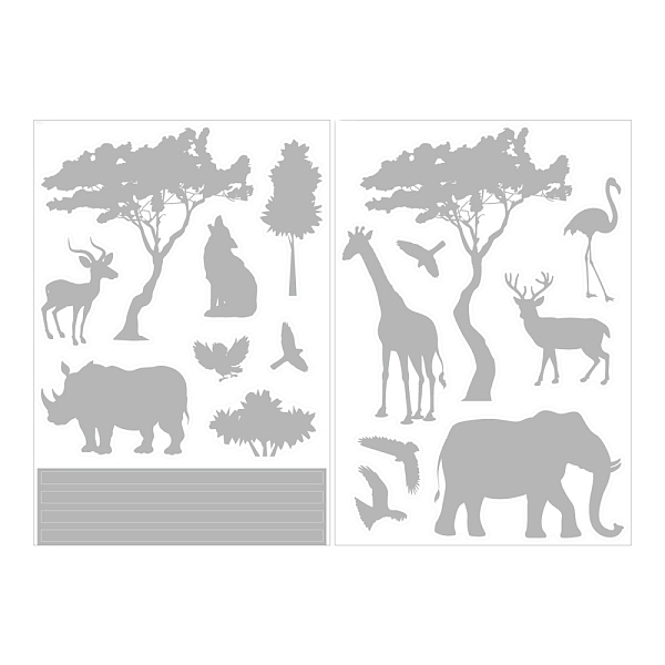 PandaHall Waterproof PVC Electrostatic Window Stickers Brick Pattern Stickers, Animal, Animal Pattern, 29.8x21x0.05cm, 2 sheets/set Plastic..., Clear
PandaHall Waterproof PVC Electrostatic Window Stickers Brick Pattern Stickers, Animal, Animal Pattern, 29.8x21x0.05cm, 2 sheets/set Plastic..., Clear