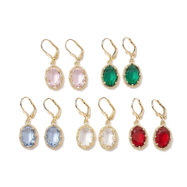 PandaHall Glass Leverback Earring, with Brass Finding, Oval, Mixed Color, 38x13mm Glass Oval Multicolor
PandaHall Glass Leverback Earring, with Brass Finding, Oval, Mixed Color, 38x13mm Glass Oval Multicolor