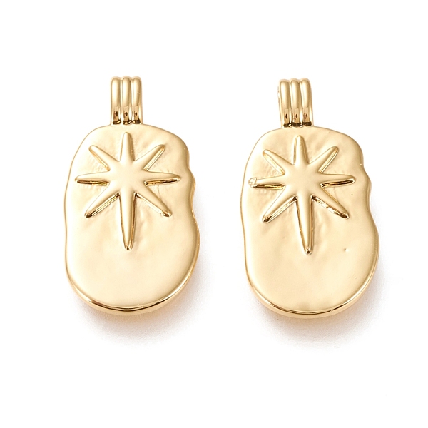 PandaHall Brass Pendants, Long-Lasting Plated, Oval with Star, Real 18K Gold Plated, 23.5x12x2mm, Hole: 3x1.5mm Brass Oval
PandaHall Brass Pendants, Long-Lasting Plated, Oval with Star, Real 18K Gold Plated, 23.5x12x2mm, Hole: 3x1.5mm Brass Oval