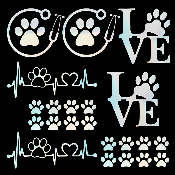 PandaHall Gorgecraft 8 Sheets 4 Style Waterproof Heart & Bear Paw Pattern PET Car Decals Stickers, for Cars Motorbikes Luggages Skateboard...
PandaHall Gorgecraft 8 Sheets 4 Style Waterproof Heart & Bear Paw Pattern PET Car Decals Stickers, for Cars Motorbikes Luggages Skateboard...