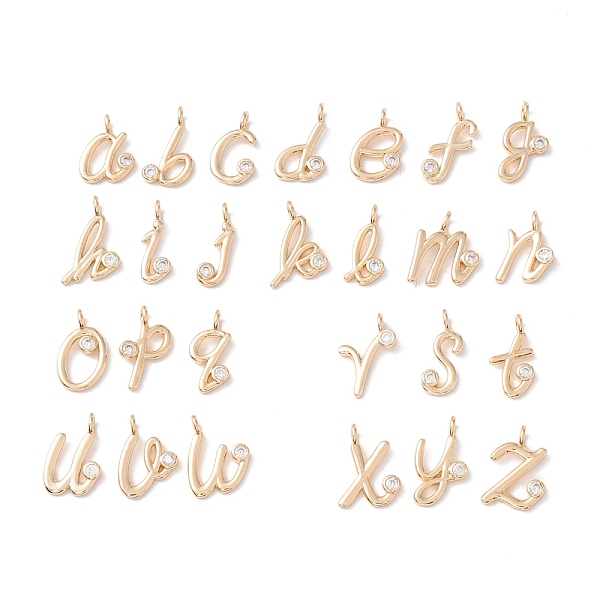 PandaHall Brass Micro Pave Clear Cubic Zirconia Charms, Cadmium Free & Lead Free, Real 14K Gold Plated, Letter, Letter A~Z, 11x8x1.8mm, Hole...
PandaHall Brass Micro Pave Clear Cubic Zirconia Charms, Cadmium Free & Lead Free, Real 14K Gold Plated, Letter, Letter A~Z, 11x8x1.8mm, Hole...