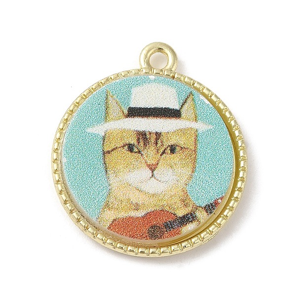 PandaHall Alloy Pendant, Flat Round with Cat Pattern, Turquoise, 23.5x20.5x3mm, Hole: 1.8mm Alloy Flat Round Green
PandaHall Alloy Pendant, Flat Round with Cat Pattern, Turquoise, 23.5x20.5x3mm, Hole: 1.8mm Alloy Flat Round Green