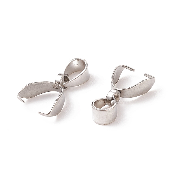 PandaHall 201 Stainless Steel Pendant Pinch Bails, Stainless Steel Color, 11x9x3.5mm, Hole: 5x3mm, Pin: 1mm 201 Stainless Steel
PandaHall 201 Stainless Steel Pendant Pinch Bails, Stainless Steel Color, 11x9x3.5mm, Hole: 5x3mm, Pin: 1mm 201 Stainless Steel