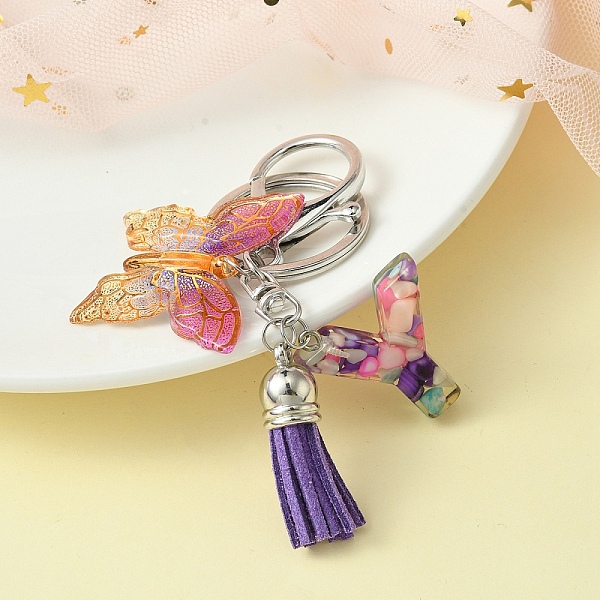 PandaHall Resin Letter & Acrylic Butterfly Charms Keychain, Tassel Pendant Keychain with Alloy Keychain Clasp, Letter Y, 9cm Acrylic Letter...
PandaHall Resin Letter & Acrylic Butterfly Charms Keychain, Tassel Pendant Keychain with Alloy Keychain Clasp, Letter Y, 9cm Acrylic Letter...