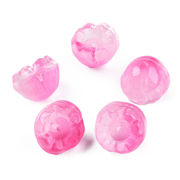 PandaHall Transparent Spray Painted Glass Beads, Flower, Hot Pink, 9x13x13mm, Hole: 1.6mm Glass Flower
PandaHall Transparent Spray Painted Glass Beads, Flower, Hot Pink, 9x13x13mm, Hole: 1.6mm Glass Flower