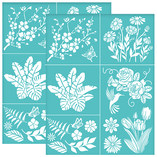 PandaHall OLYCRAFT 2Pcs 8.6x11 Inch Flower Theme Self-Adhesive Silk Screen Printing Stencil Cherry Blossom Daisy Rose Silk Screen Stencil...
PandaHall OLYCRAFT 2Pcs 8.6x11 Inch Flower Theme Self-Adhesive Silk Screen Printing Stencil Cherry Blossom Daisy Rose Silk Screen Stencil...