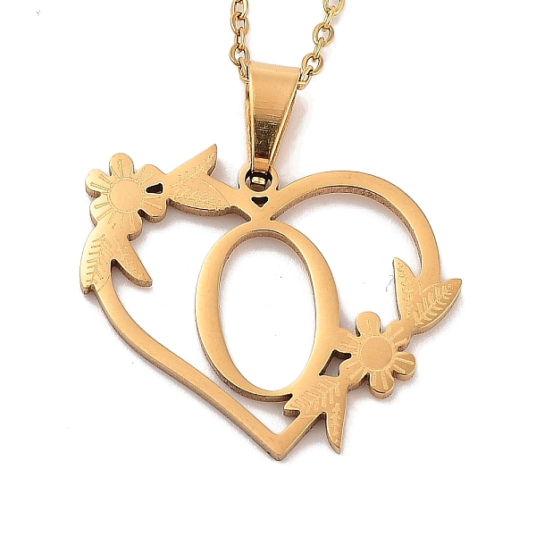 PandaHall Vacuum Plating 201 Stainless Steel Pendant Necklaces, Letter O, 12.28 inch(31.2cm) 201 Stainless Steel Letter O
PandaHall Vacuum Plating 201 Stainless Steel Pendant Necklaces, Letter O, 12.28 inch(31.2cm) 201 Stainless Steel Letter O