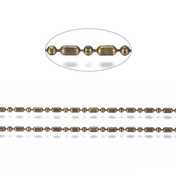 PandaHall Brass Ball Chains, Ball & Bar Faceted Beaded Chains, Long-Lasting Plated, Soldered, with Spool, Cadmium Free & Nickel Free & Lead...
PandaHall Brass Ball Chains, Ball & Bar Faceted Beaded Chains, Long-Lasting Plated, Soldered, with Spool, Cadmium Free & Nickel Free & Lead...