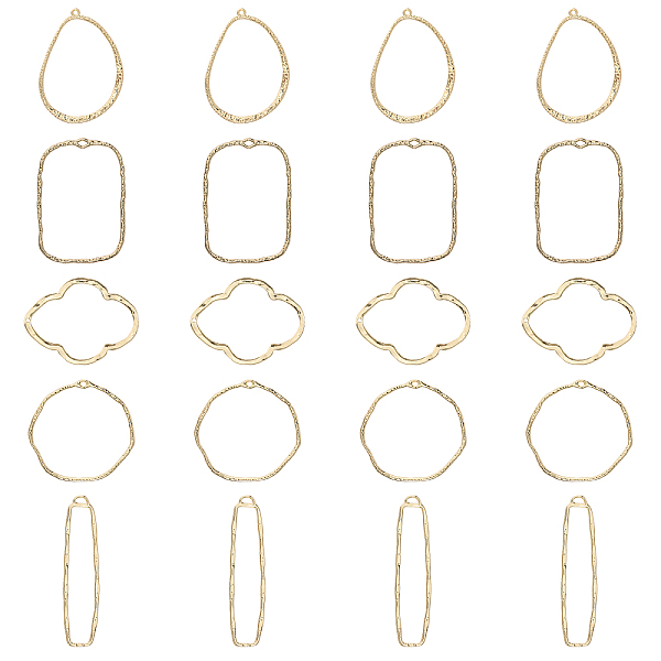 PandaHall CHGCRAFT 20Pcs 5 Styles Alloy Open Back Bezel Pendants, For DIY UV Resin, Epoxy Resin, Pressed Flower Jewelry, Light Gold...
PandaHall CHGCRAFT 20Pcs 5 Styles Alloy Open Back Bezel Pendants, For DIY UV Resin, Epoxy Resin, Pressed Flower Jewelry, Light Gold...