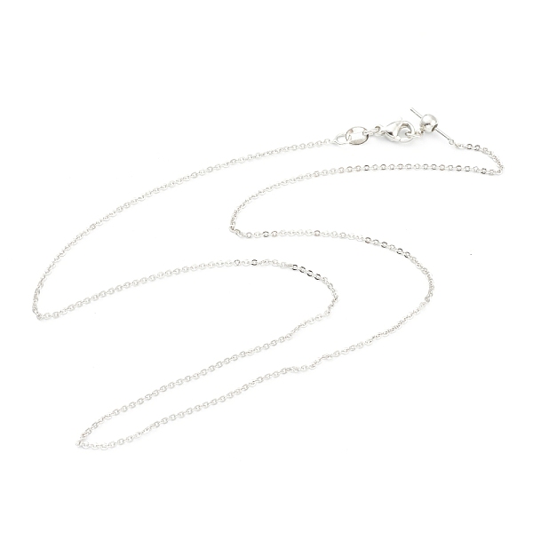 PandaHall Brass Cable Chain Necklaces Making, Long-lasting Plated, with Stainless Steel Lobster Claw Clasps, Platinum, 17.79 inch(45.2cm)...
PandaHall Brass Cable Chain Necklaces Making, Long-lasting Plated, with Stainless Steel Lobster Claw Clasps, Platinum, 17.79 inch(45.2cm)...