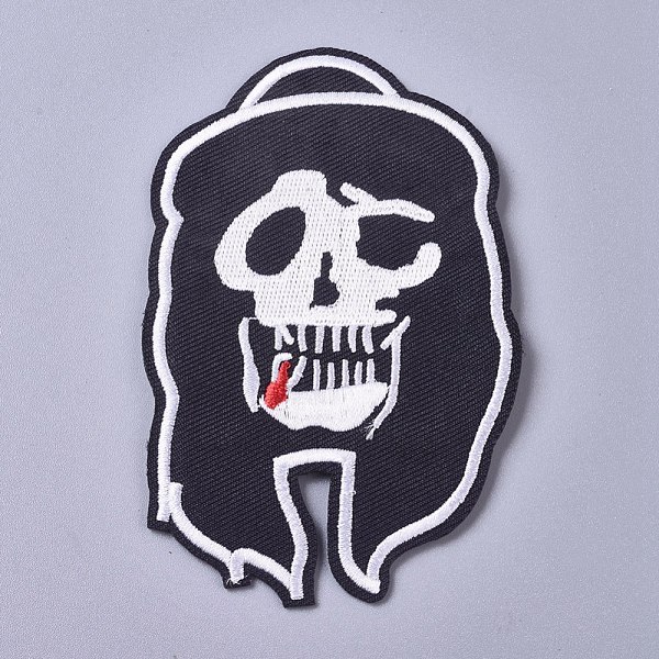 PandaHall Computerized Embroidery Cloth Iron on/Sew on Patches, Costume Accessories, Appliques, Skull, Black, 105x65x1mm Cloth Skull Black
PandaHall Computerized Embroidery Cloth Iron on/Sew on Patches, Costume Accessories, Appliques, Skull, Black, 105x65x1mm Cloth Skull Black