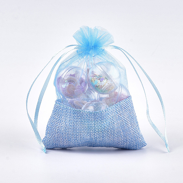 PandaHall Organza Bags, with Burlap Cloth, Drawstring Bags, Rectangle, Cornflower Blue, 13.2~14.2x9.6~10.2cm Organza Rectangle
PandaHall Organza Bags, with Burlap Cloth, Drawstring Bags, Rectangle, Cornflower Blue, 13.2~14.2x9.6~10.2cm Organza Rectangle