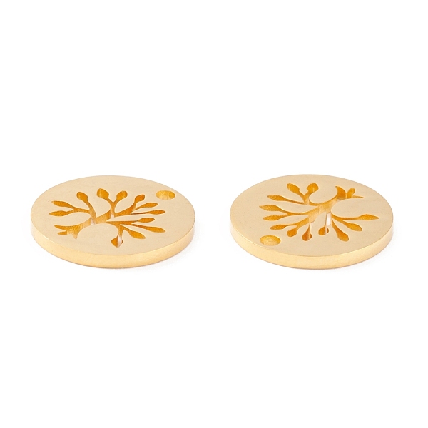 PandaHall 201 Stainless Steel Pendants, Manual Polishing, Flat Round with Tree Vacuum Plating, Real 18K Gold Plated, 16x1.5mm, Hole: 1.8mm...
PandaHall 201 Stainless Steel Pendants, Manual Polishing, Flat Round with Tree Vacuum Plating, Real 18K Gold Plated, 16x1.5mm, Hole: 1.8mm...