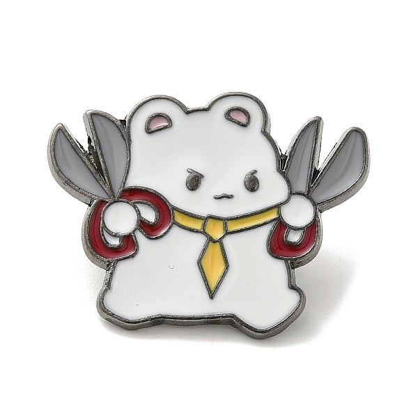 PandaHall Animal with Scissors Enamel Pins, Gunmetal Plated Alloy Badge for Backpack Clothes, Bear, 23x29.5x1.5mm Alloy+Enamel Bear
PandaHall Animal with Scissors Enamel Pins, Gunmetal Plated Alloy Badge for Backpack Clothes, Bear, 23x29.5x1.5mm Alloy+Enamel Bear