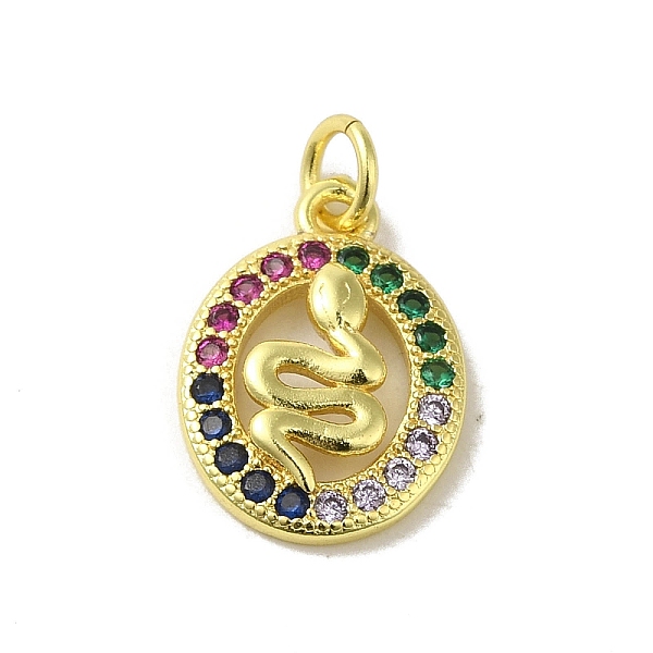 PandaHall Real 18K Gold Plated Brass Pave Cubic Zirconia Pendants, with Jump Rings, Snake, Colorful, 16.5x11.5x2.5mm, Hole: 3mm Brass+Cubic...
PandaHall Real 18K Gold Plated Brass Pave Cubic Zirconia Pendants, with Jump Rings, Snake, Colorful, 16.5x11.5x2.5mm, Hole: 3mm Brass+Cubic...