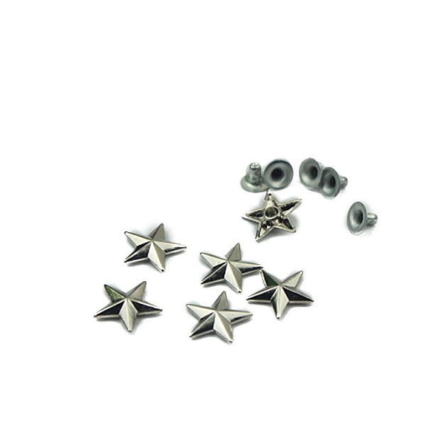 PandaHall Star Alloy Collision Rivets, Semi-Tublar Rivets, for Shoe Clothing Accessories, Platinum, 15mm, about 1000 sets/bag Alloy Star
PandaHall Star Alloy Collision Rivets, Semi-Tublar Rivets, for Shoe Clothing Accessories, Platinum, 15mm, about 1000 sets/bag Alloy Star