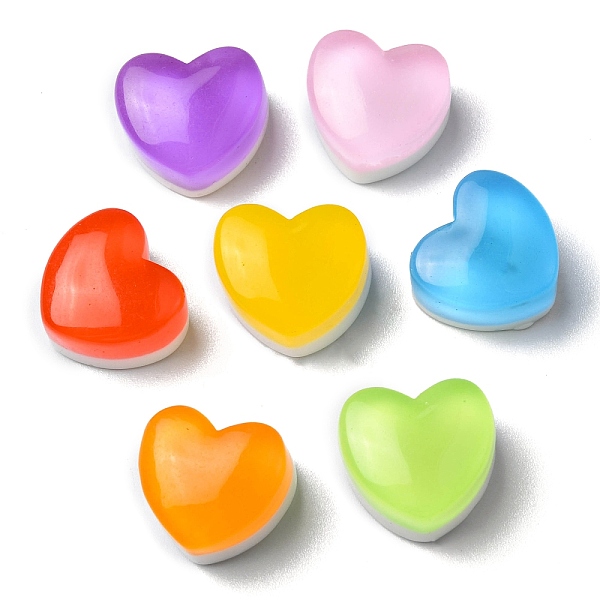 PandaHall Translucent Resin Cabochons, Heart, Mixed Color, 14.7x16.6x10mm Resin Heart Multicolor
PandaHall Translucent Resin Cabochons, Heart, Mixed Color, 14.7x16.6x10mm Resin Heart Multicolor