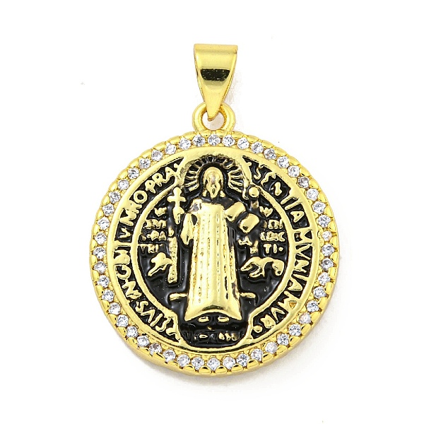 PandaHall Rack Plating Brass Micro Pave Cubic Zirconia Pendants, with Enamel Cadmium Free & Lead Free, Real 18K Gold Plated, Black...
PandaHall Rack Plating Brass Micro Pave Cubic Zirconia Pendants, with Enamel Cadmium Free & Lead Free, Real 18K Gold Plated, Black...