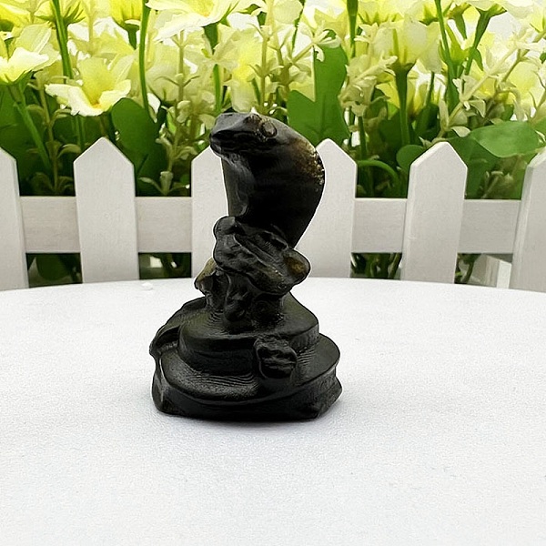PandaHall Natural Obsidian Carved Healing Snake Figurines, Reiki Energy Stone Display Decorations, 30~40mm Obsidian Snake
PandaHall Natural Obsidian Carved Healing Snake Figurines, Reiki Energy Stone Display Decorations, 30~40mm Obsidian Snake