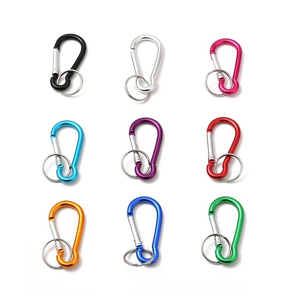 PandaHall Aluminum Oval Carabiner Keychain, with Iron Clasps, Mixed Color, 60.5x29mm Aluminum Sports Multicolor
PandaHall Aluminum Oval Carabiner Keychain, with Iron Clasps, Mixed Color, 60.5x29mm Aluminum Sports Multicolor