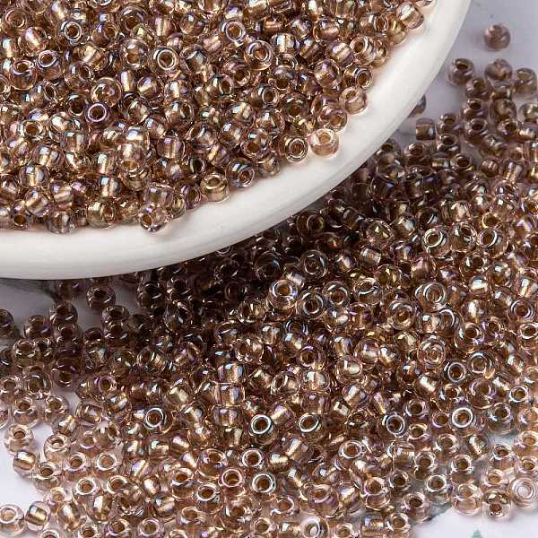PandaHall MIYUKI Round Rocailles Beads, Japanese Seed Beads, (RR3521) Fancy Lined Blush, 8/0, 3mm, Hole: 1mm, about 2111~2277pcs/50g Glass..., Pink
PandaHall MIYUKI Round Rocailles Beads, Japanese Seed Beads, (RR3521) Fancy Lined Blush, 8/0, 3mm, Hole: 1mm, about 2111~2277pcs/50g Glass..., Pink
