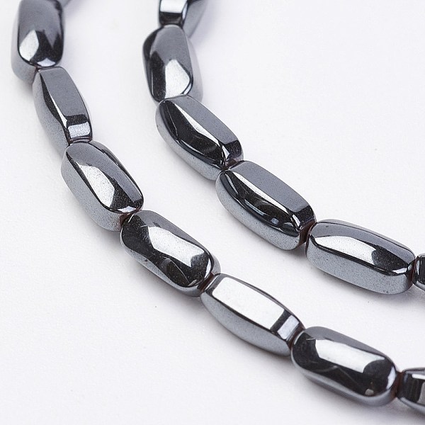 PandaHall Non-magnetic Synthetic Hematite Beads Strands, Elongated Oval, 6.5x3x3mm, Hole: 0.5mm, about 64pcs/strand, 15.74 inch Non-magnetic..., Black
PandaHall Non-magnetic Synthetic Hematite Beads Strands, Elongated Oval, 6.5x3x3mm, Hole: 0.5mm, about 64pcs/strand, 15.74 inch Non-magnetic..., Black