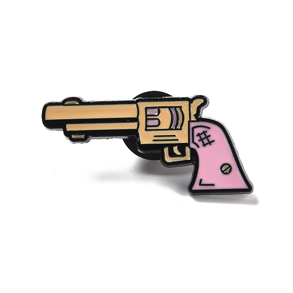 PandaHall Gun Enamel Pin, Creative Alloy Badge for Backpack Clothing, Electrophoresis Black, Peru, 16x33x2mm, Pin: 1mm Alloy+Enamel Brown
PandaHall Gun Enamel Pin, Creative Alloy Badge for Backpack Clothing, Electrophoresis Black, Peru, 16x33x2mm, Pin: 1mm Alloy+Enamel Brown