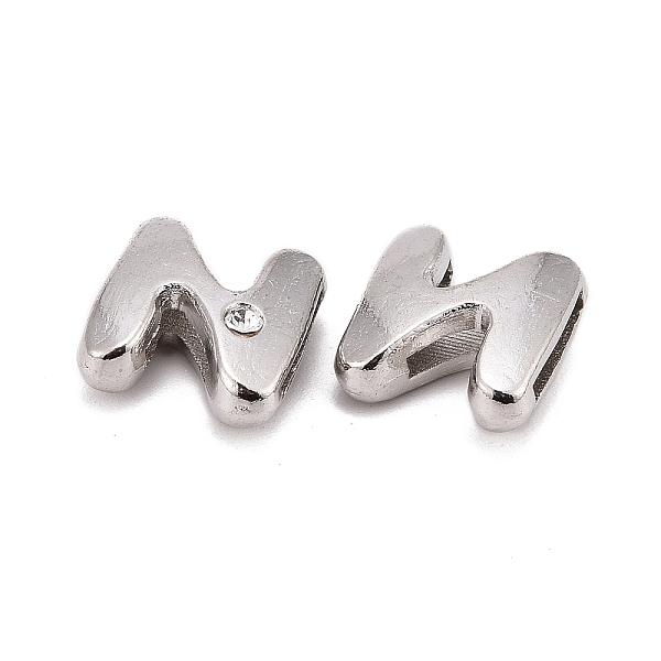 PandaHall Letter Slider Beads for Watch Band Bracelet Making, Platinum Plated Alloy Crystal Rhinestone Slide Charms, Cadmium Free & Nickel..., Clear
PandaHall Letter Slider Beads for Watch Band Bracelet Making, Platinum Plated Alloy Crystal Rhinestone Slide Charms, Cadmium Free & Nickel..., Clear