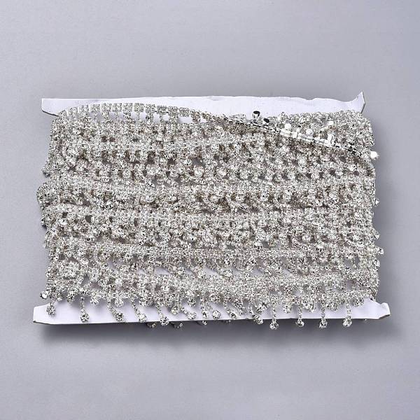 PandaHall Glass Rhinestone Cup Chains, Stass Chains, Wedding Dress Decorative Rhinestone Chains, with Card Paper, Clear, 5mm...
PandaHall Glass Rhinestone Cup Chains, Stass Chains, Wedding Dress Decorative Rhinestone Chains, with Card Paper, Clear, 5mm...