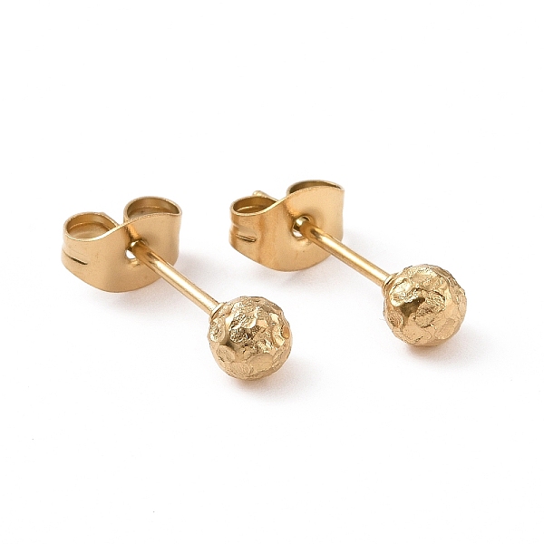 PandaHall Ion Plating(IP) 304 Stainless Steel Ball Stud Earrings for Women, Golden, 15x4mm, Pin: 0.9mm 304 Stainless Steel Round
PandaHall Ion Plating(IP) 304 Stainless Steel Ball Stud Earrings for Women, Golden, 15x4mm, Pin: 0.9mm 304 Stainless Steel Round