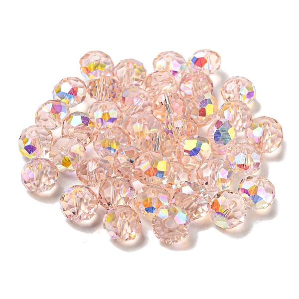 PandaHall Electroplate Glass Beads, Rondelle, Misty Rose, 8x6mm, Hole: 1.6mm, 100pcs/bag Glass Rondelle
PandaHall Electroplate Glass Beads, Rondelle, Misty Rose, 8x6mm, Hole: 1.6mm, 100pcs/bag Glass Rondelle