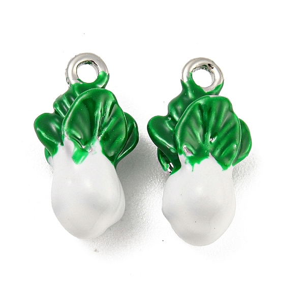 PandaHall Brass Enamel Pendants, Real Platinum Plated, Chinese Cabbage, 16x9x7mm, Hole: 1.6mm Brass+Enamel Vegetables Green
PandaHall Brass Enamel Pendants, Real Platinum Plated, Chinese Cabbage, 16x9x7mm, Hole: 1.6mm Brass+Enamel Vegetables Green