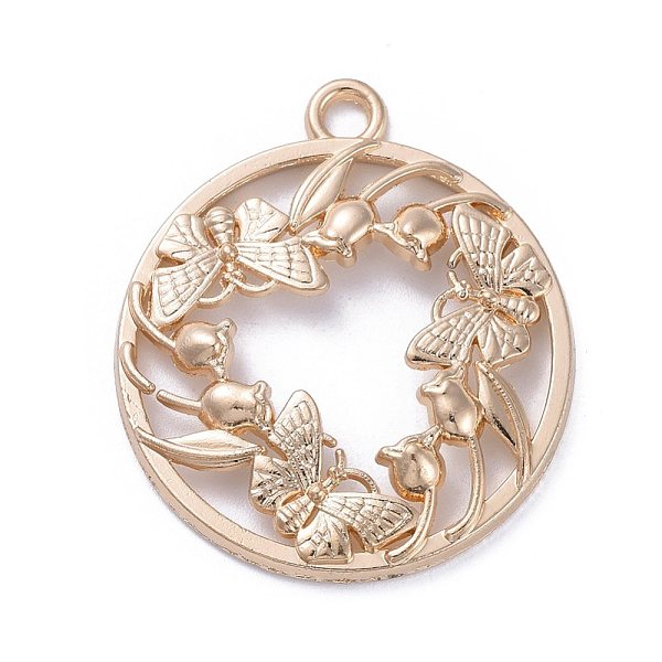 PandaHall Zinc Alloy Open Back Bezel Pendants, For DIY UV Resin, Epoxy Resin, Pressed Flower Jewelry, Flat Round with Butterfly, Light Gold...
PandaHall Zinc Alloy Open Back Bezel Pendants, For DIY UV Resin, Epoxy Resin, Pressed Flower Jewelry, Flat Round with Butterfly, Light Gold...