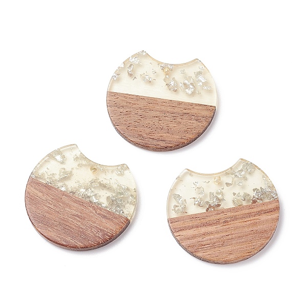 PandaHall (Defective Closeout Sale: Some Scratched Surface) Transparent Resin & Walnut Wood Pendants, with Silver Foil, Gap Flat Round Charm..., Orange
PandaHall (Defective Closeout Sale: Some Scratched Surface) Transparent Resin & Walnut Wood Pendants, with Silver Foil, Gap Flat Round Charm..., Orange