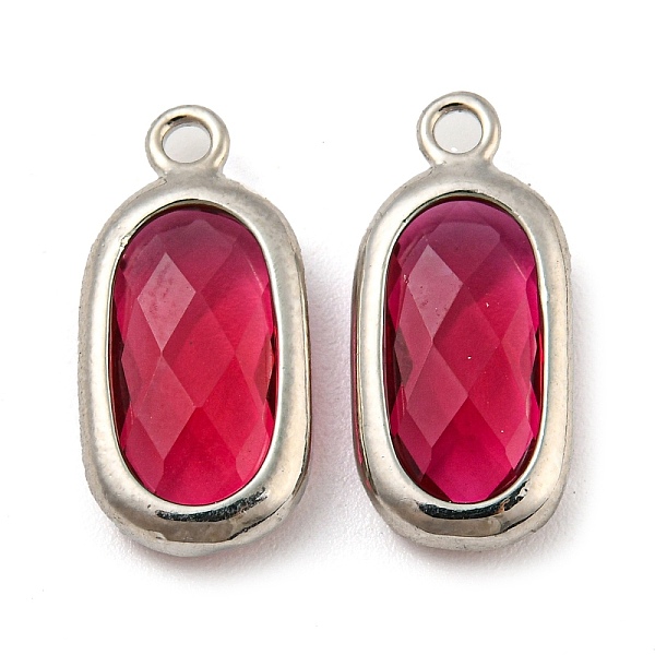 PandaHall Brass with Cerise Glass Pendants, Faceted Oval Charms, Long-Lasting Plated, Platinum, 16.5x7.8x3mm, Hole: 1.5mm Brass+Glass Oval..., Red
PandaHall Brass with Cerise Glass Pendants, Faceted Oval Charms, Long-Lasting Plated, Platinum, 16.5x7.8x3mm, Hole: 1.5mm Brass+Glass Oval..., Red