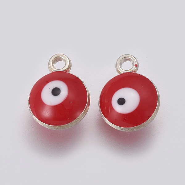 PandaHall Double-sided Platinum Plated Alloy Enamel Charms, Evil Eye, Dark Red, 13x10x5.2mm, Hole: 1.6mm Alloy+Enamel Evil Eye Red
PandaHall Double-sided Platinum Plated Alloy Enamel Charms, Evil Eye, Dark Red, 13x10x5.2mm, Hole: 1.6mm Alloy+Enamel Evil Eye Red