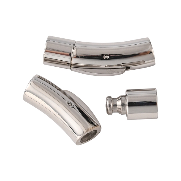 PandaHall Column 316 Surgical Stainless Steel Bayonet Clasps, Stainless Steel Color, 30x8mm, Hole: 6mm 316 Surgical Stainless Steel Column
PandaHall Column 316 Surgical Stainless Steel Bayonet Clasps, Stainless Steel Color, 30x8mm, Hole: 6mm 316 Surgical Stainless Steel Column
