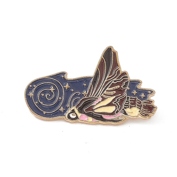 PandaHall Moth Enamel Pin, Light Gold Alloy Brooch for Backpack Clothes, Cloud Pattern, 23.5x38x1.5mm, Pin: 0.6mm Alloy+Enamel Cloud
PandaHall Moth Enamel Pin, Light Gold Alloy Brooch for Backpack Clothes, Cloud Pattern, 23.5x38x1.5mm, Pin: 0.6mm Alloy+Enamel Cloud