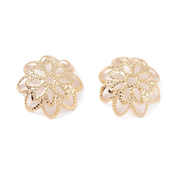 PandaHall Brass Multi-Petal Bead Caps, Long-Lasting Plated, Flower, Real 24K Gold Plated, 10x3.5mm, Hole: 1.2mm Brass
PandaHall Brass Multi-Petal Bead Caps, Long-Lasting Plated, Flower, Real 24K Gold Plated, 10x3.5mm, Hole: 1.2mm Brass