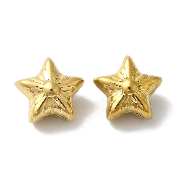 PandaHall 304 Stainless Steel Beads, Star, Golden, 8.5x8.5x6mm, Hole: 0.7mm 304 Stainless Steel Star
PandaHall 304 Stainless Steel Beads, Star, Golden, 8.5x8.5x6mm, Hole: 0.7mm 304 Stainless Steel Star