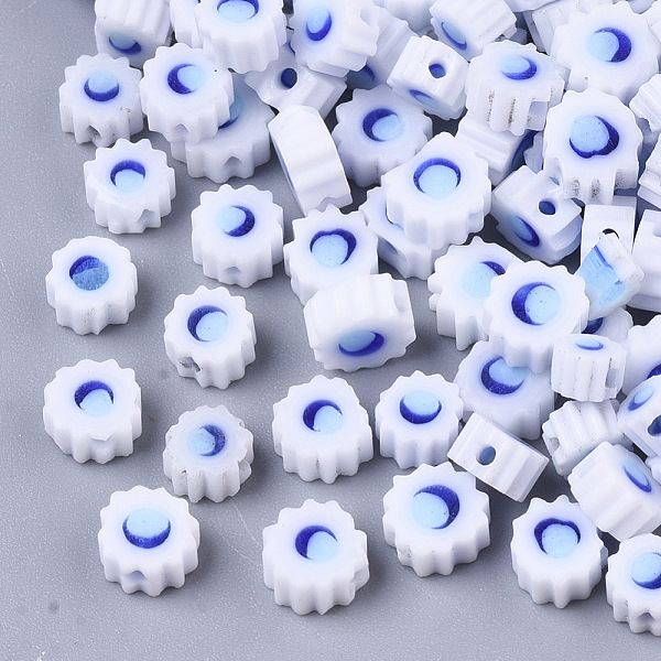 PandaHall Opaque Glass Beads, Flower, Dodger Blue, 4~6x2.5~3mm, Hole: 1mm Glass Flower Blue
PandaHall Opaque Glass Beads, Flower, Dodger Blue, 4~6x2.5~3mm, Hole: 1mm Glass Flower Blue